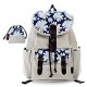 Flower girl casual canvas backpack School Backpack Laptop Daypack