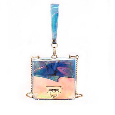 Shoulder bag rainbow button