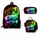 Teen boys school backpack lunch box printing suit children's backpack