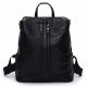 Women bag backpack zipper black