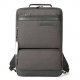 Classic casual canvas shoulder bag laptop backpack, black / gray / khaki / beige