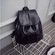 Women bag backpack zipper black