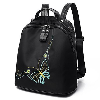 Nylon women handbags, backpacks, sport, formal, outdoor black