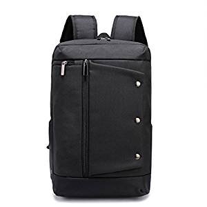 Black computer bag backpack College school trip computer menu backpacks for men and women up to 15.6-inch laptop