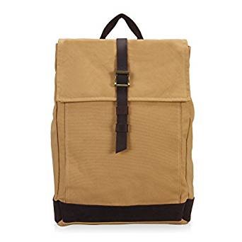 Retro canvas backpack travel bag for 15.6-inch laptop