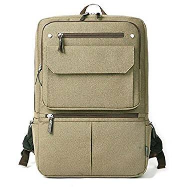 Classic casual canvas shoulder bag backpack College notebook