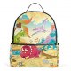 Patchwork school backpack lightweight canvas bag boy girl child