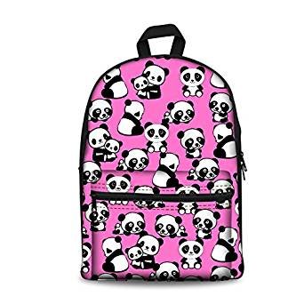 Cute kids backpack schoolbag school menu